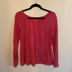 EUC Dusty Red Loft Tee Women’s Medium